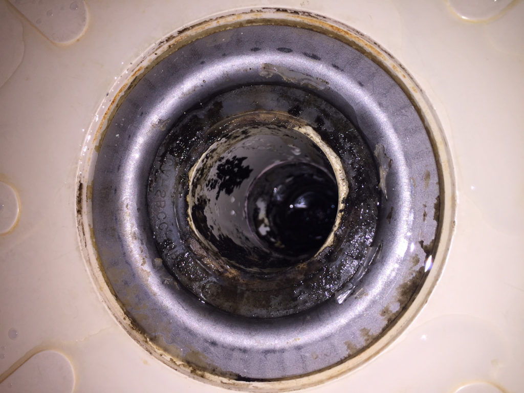 Clogged Drain Pipe