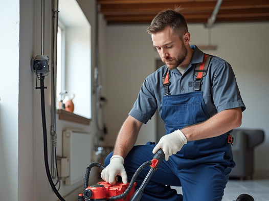 Our Main Line Drain Cleaning Process