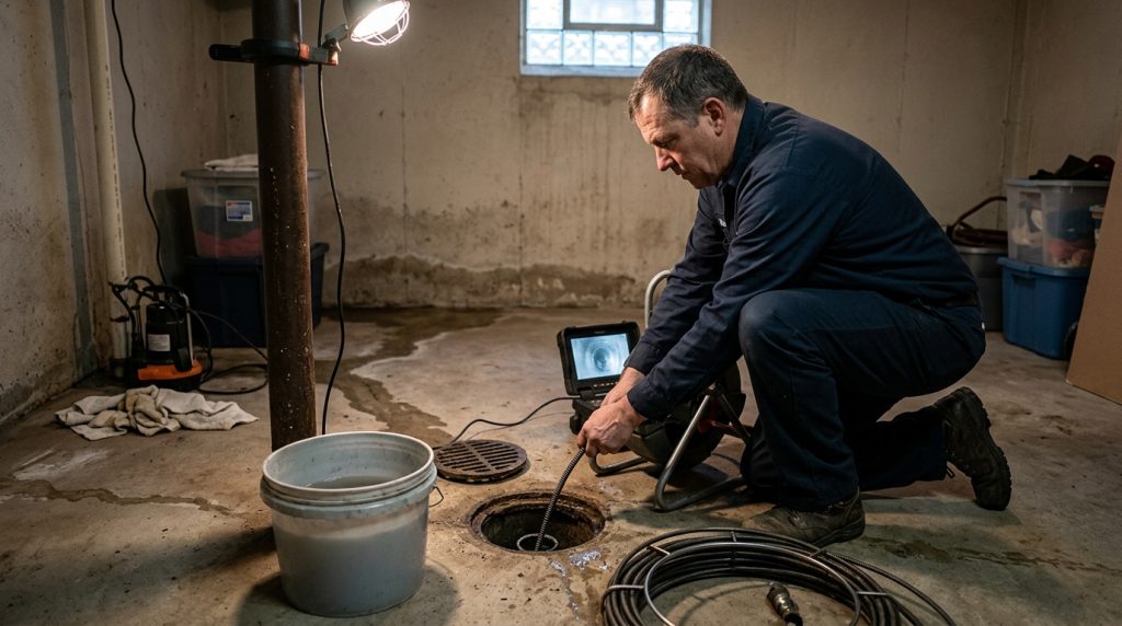 basement drain repair Minneapolis