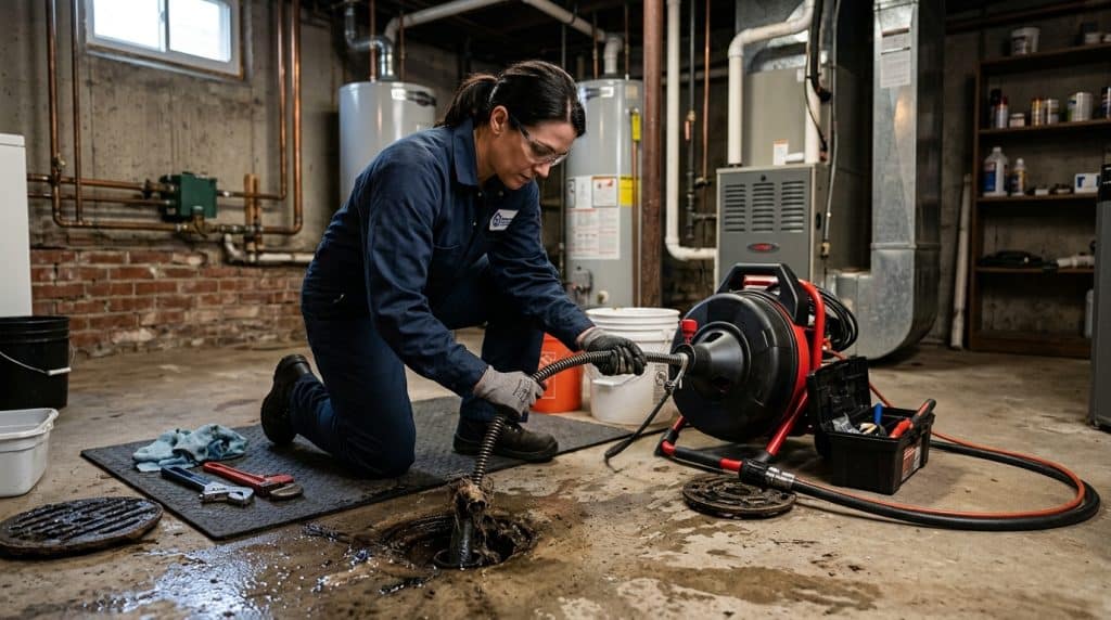 clogged drain services